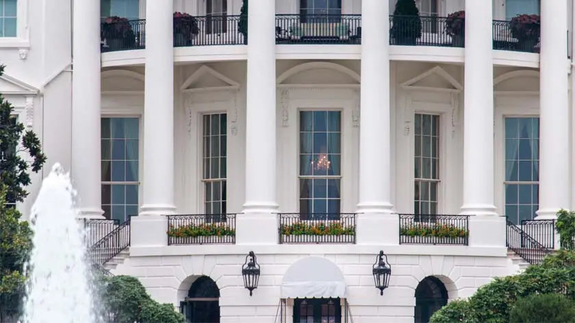 White house exterior